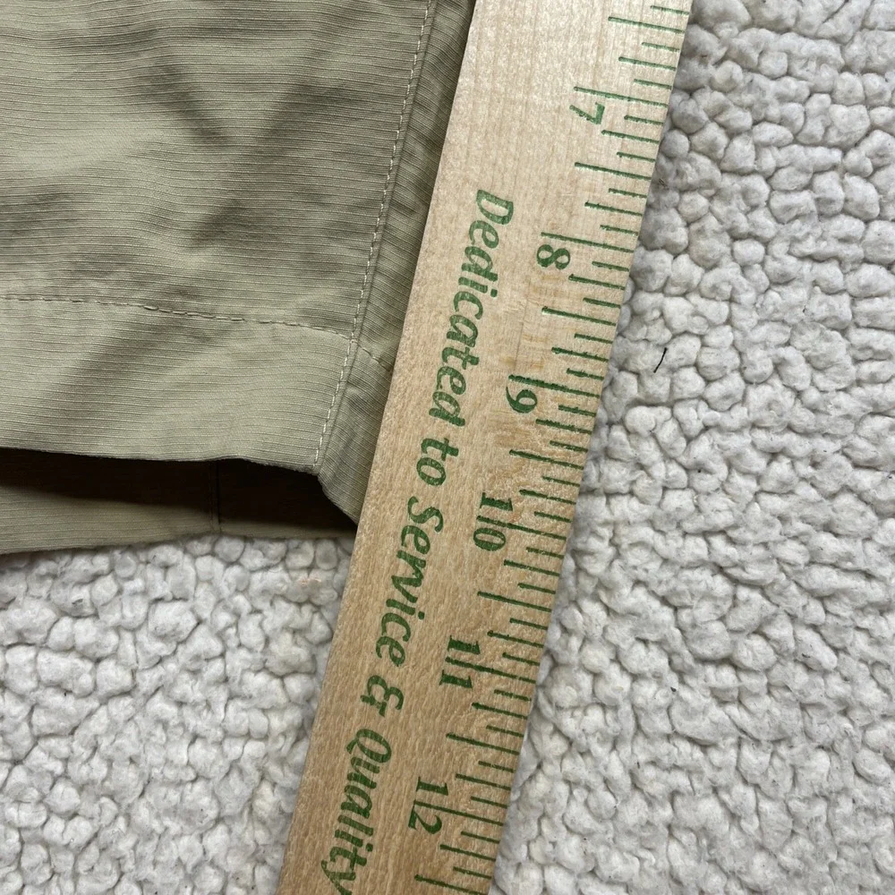 The North Face Shorts Mens L Tan Hiking Ripstop Cargo Pockets Elastic Waist